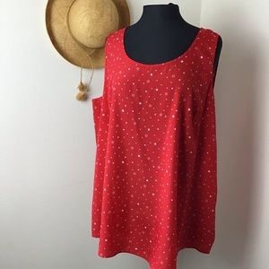 📌3/$20-Star Print Summer Tank